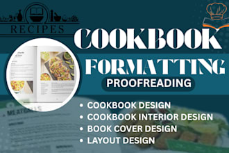 do cookbook formatting cookbook design food magazine design recipe book design