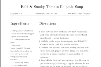 write recipes for whatever your need is