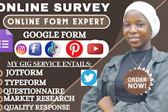 conduct smart online survey google form jotform questionnaire market research