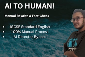 humanize ai content and fact check with academic grit
