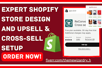 setup shopify store upsell and cross sell reconvert selleasy upcart bogos hextom