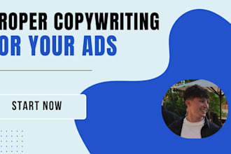 do engaging copywriting for your facebook, google, and tik tok ads