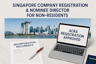 register singapore ltd company for non residents and nominee director services
