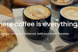 create coffee, food and beverage marketing content