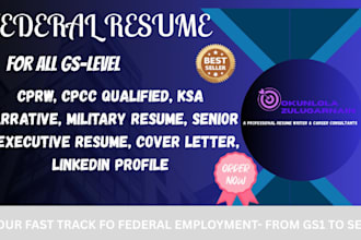 create a professional federal resume for usajobs