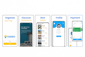 travel guide app design android and ios