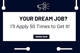 apply to 50 jobs for you, job application,  job search service