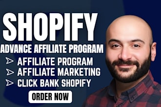 build shopify affiliate marketing, loyalty and referral programs for growth