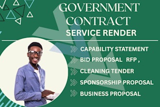 create winning government bid proposals and find contracting opportunities