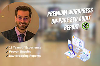 create a website SEO audit report
