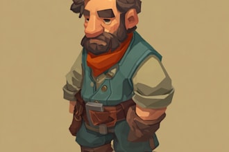 make sprite sheet character design 2d game character