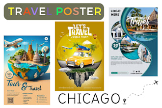 do website design travel poster church flyer event flyer banners magazine design