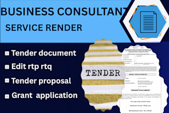 do tender document , format document ,edit rfp, rfq government contract template