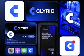 design logo, brand kit, and full cooperate identity