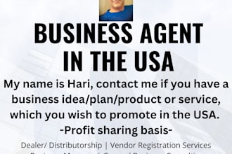 be your business agent in the USA