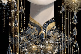 make jewelry design in hand sketchs