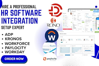 setup HR software kronos workforce central paylocity adp vantage hcm workday