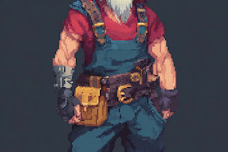 draw 2d game character for game art
