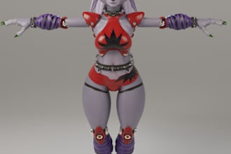 model sfm gmod model,nsfw animation,vtuber, vrchat, furry avater, tf2, mmd,rig3d