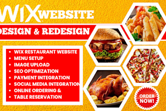 build your wix restaurant site with online ordering and table booking