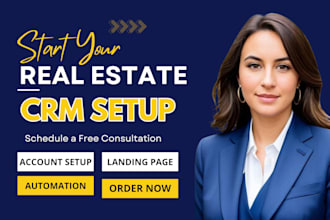 set up real estate crm lofty crm, boldtrail, kvcore, chime, follow up boss, idx
