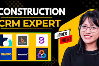 setup construction CRM buildertrend buildxact buildbock simpro fieldpluse loc8