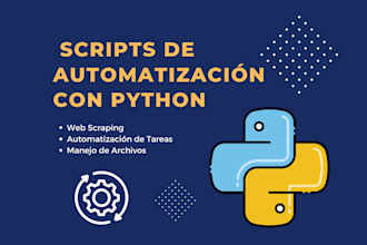 crearé un script de python personalizado para automatizar tareas