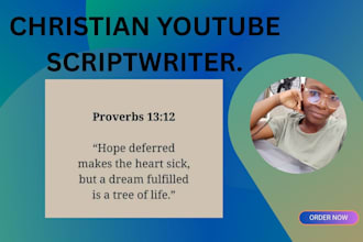 write christian youtube scripts