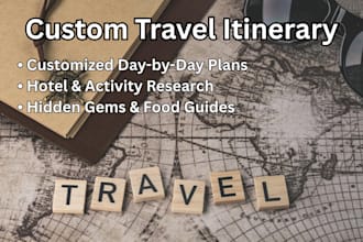 create personalized travel itineraries for any destination
