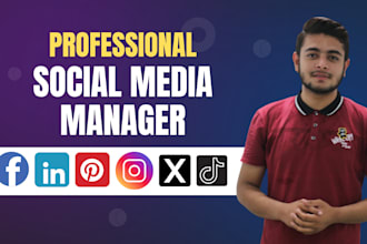 do monthly social media management and content creation