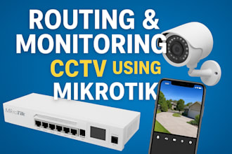 configure mikrotik routing to monitor cctv remotely