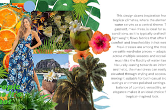 make custom fashion moodboards and design concepts for you