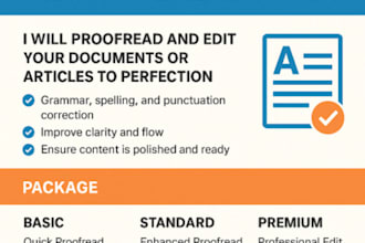 proofread your documents and articles to perfection