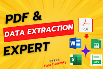 convert pdf to excel and other formats