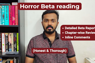beta read your horror novel