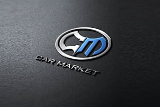 design exceptional wonderful car market logo