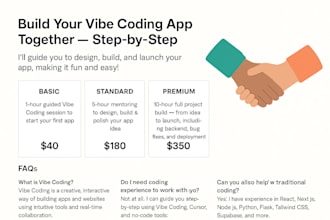 build your vibe coding app together step by step