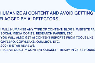 turn your ai content into human content with proof from ai detectors