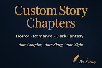 write creative story ideas, characters, or chapters
