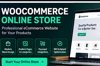 build a woocommerce online store with payments and product setup