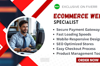 build wordpress woocommerce, ecommerce store, online shop and dropshipping site
