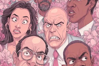 draw a political or satirical cartoon