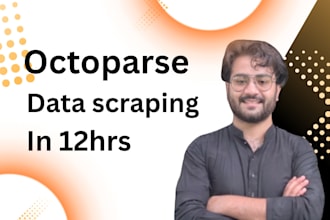 scrape data using python and octoparse , octoparseai, parsehub