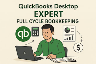 quickbooks desktop full cycle bookkeeping