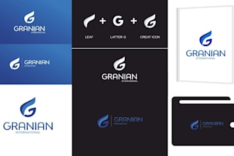 create modern minimalist and bold brand marks for your business