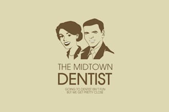 design glamorous premium dental practice logo