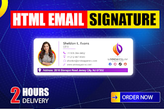 html email signature outlook