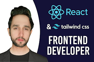 be your react js frontend developer for responsive websites
