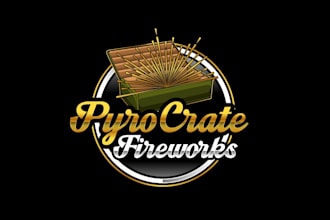 create awesome and gorgeous firework logo design