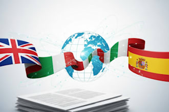 provide business and general translations in en, it, es